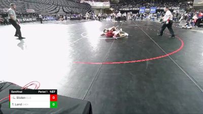 2A 170 lbs Semifinal - Logan Stolen, Ellensburg vs Tucker Land, W. F. West