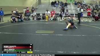90 lbs Round 1 (6 Team) - Cruz Orueta, Elite Athletic Club vs Bobby Ruscitti, Illinois Menace