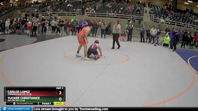 187 lbs Cons. Semi - Tucker Christiance, Falcon Mat Club vs Carlos Lopez, Cornerstone Mat Club