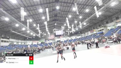 95 lbs Consolation - Eloy Martinez, La Gente WC vs Miguel Gamez, Pomona Elite