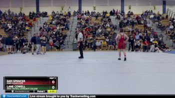 133 lbs Quarterfinal - Lane Cowell, Iowa Central Community College vs Sam Spencer, Saint Cloud State