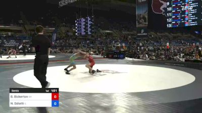 88 lbs Semis - Brandon Bickerton, Ohio vs Niko Odiotti, Illinois