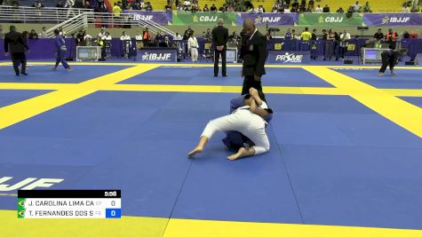 JAMILE CAROLINA LIMA CABRAL SILV vs TAYNA FERNANDES DOS SANTOS 2024 Brasileiro Jiu-Jitsu IBJJF