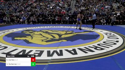 132 lbs Final - Elijah Cortez, Gilroy vs Victor-Alexander Gutierrez, Central Catholic