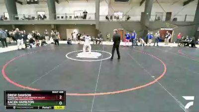 100 lbs Semifinal - Drew Dawson, Roseburg Mat Club /Umpqua Valley Wrestling Associaction vs Kacen Hamilton, Thunder Mountain WC