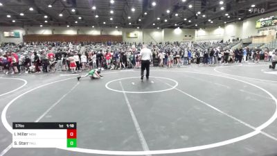 57 lbs Quarterfinal - Ian Miller, Nighthawks WC vs Stetson Starr, Fallon Outlaws WC