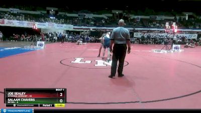 157 lbs Quarterfinals (8 Team) - Joe Sealey, Wyoming Seminary vs Salaam Chavers, Bethel