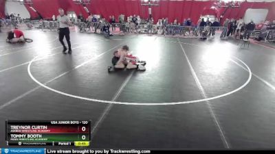 120 lbs Cons. Semi - Treynor Curtin, Askren Wrestling Academy vs Tommy Booth, Moen Wrestling Academy