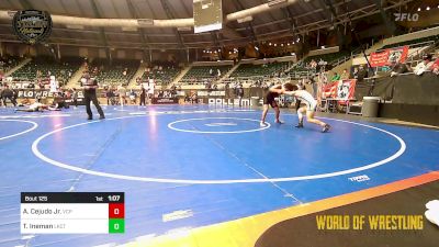 125 lbs 5th Place - Angel Cejudo Jr., Valiant Prep vs Tyler Ineman, Lake Catholic