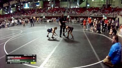 101 lbs Cons. Round 2 - Amanda Aguilar, CWO vs Adaline Pitner, Midwest Destroyers Wrestling Club