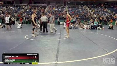 1A 175 lbs Quarterfinal - Joseph Miller, Lejeune vs Cael Dunn, Avery County