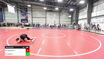 120 lbs Round Of 64 - River Osborne, WY vs Stone Staton, AL