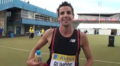 Adrian Blincoe after 3k at 2010 London Diamond League