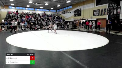 132 lbs Round Of 16 - Jackson Sorel, Norwich Free Academy vs Jameson Flynn, Enfield