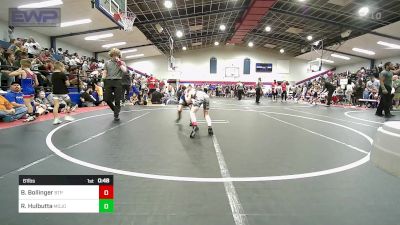 61 lbs Consi Of 8 #2 - Boston Bollinger, Tulsa Blue T Panthers vs Roman Hulbutta, Mojo Grappling Academy