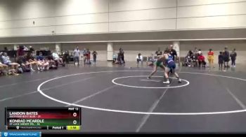 116 lbs Round 3 (6 Team) - Landon Bates, Backyard Boyz Blue vs Konrad McArdle, St Lucie Sheriff PAL