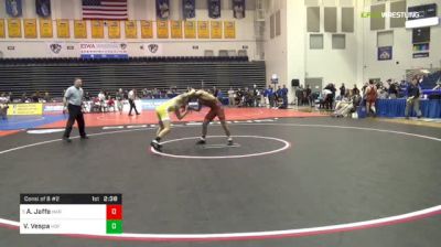 141 lbs Consi of 8 #2 - Aj Jaffe, Harvard vs Vinny Vespa, Hofstra
