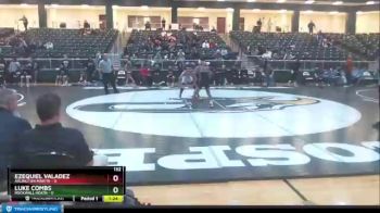 132 lbs Placement Matches (16 Team) - Ezequiel Valadez, Arlington Martin vs Luke Combs, Rockwall Heath