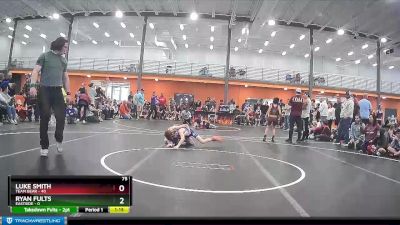 75 lbs Semis (4 Team) - Ryan Fults, Eastside vs Luke Smith, Team Bear