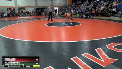 N-12 lbs Cons. Round 1 - Sam Gaiffe, Hammerin Hawks vs Riley Richards, Waverly Area Wrestling Club