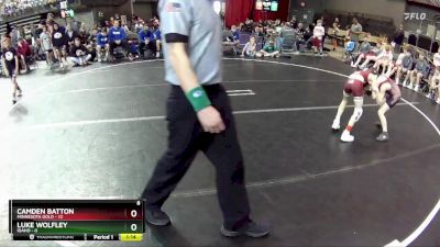 60 lbs Round 4 (6 Team) - Camden Batton, Minnesota Gold vs Luke Wolfley, Idaho