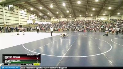 85 lbs Quarterfinal - Trevor Cowan, JWC vs Owen Vizcarra, Westlake