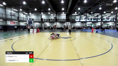 130A lbs Semifinal - David Perez, Ponaganset vs Luke Lilledahl, X-calibur Athletics Wc