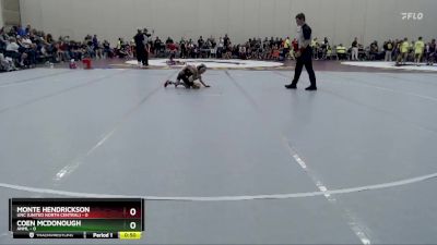 45 lbs Round 1 (4 Team) - Coen McDonough, ANML vs Monte Hendrickson, UNC (United North Central)