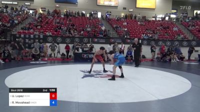 52 kg Semis - Urijah Lopez, Perrysburg Wrestling Club vs Reece Movahead, American Dream Wrestling Club