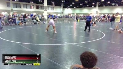 195 lbs Round 4 (16 Team) - Logan Pike, Florida Young Gunslingers vs Oren Lacey, Diamond Fish