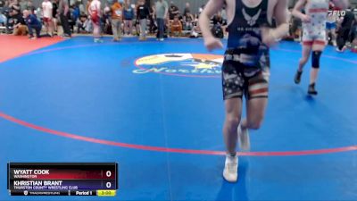 150 lbs Quarterfinal - Wyatt Cook, Washington vs Khristian Brant, Thurston County Wrestling Club