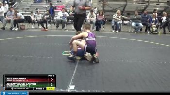 80 lbs Semis (4 Team) - Jeff Dunaway, American Gladiators vs Jeremy Aiden Carver, Untouchables-Olympia