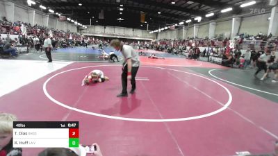 46 lbs Semifinal - Tripp Dias, Shootbox vs Kanon Huff, La Veta