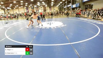 165 lbs Rr Rnd 3 - Kole Hege, Indiana Outlaws Gold vs Brock Ozerwicz, Triumph Blue