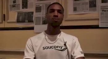 Duane Solomon before first Diamond League 800 in Brussels