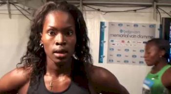 Shalonda Solomon 2nd 200 2010 Brussels Diamond League