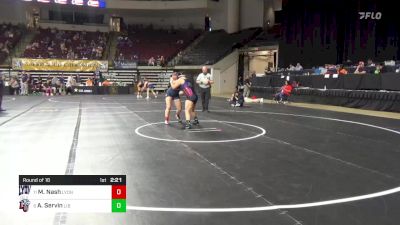 143 lbs Round Of 16 - Madisen Nash, Lyon (W) vs Anna-Mari Servin, Liberty (W)