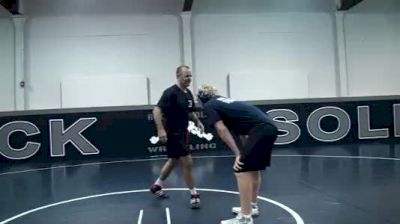 Underhook Front Headlock to Opposite Leg Trip