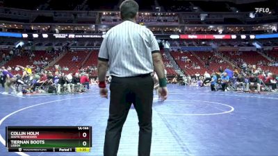 1A-144 lbs 3rd Place Match - Tiernan Boots, Lisbon vs Collin Holm, South Winneshiek