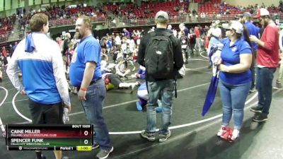 45 lbs Champ. Round 1 - Caine Miller, Millard South Wrestling Club vs Spencer Funk, Falls City Wrestling Club