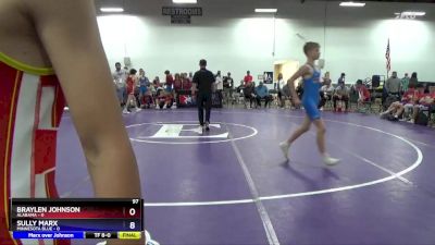 102 lbs 4th Wrestleback (16 Team) - Collin Denny, Alabama vs Logan Refsnider, Minnesota Blue