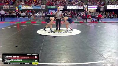 AA - 170 lbs Cons. Round 1 - Wallace Baldwin, Belgrade vs Landon Bryon, Missoula Big Sky / Loyola Sacred Heart