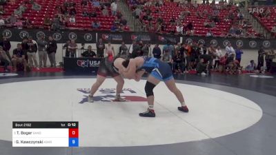 110 kg Cons 4 - Trayvn Boger, Sanderson Wrestling Academy vs Garett Kawczynski, Askren Wrestling Academy