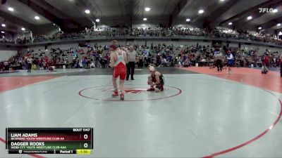 110 lbs Quarterfinal - Dagger Rooks, Webb City Youth Wrestling Club-AAA vs Liam Adams, Richmond Youth Wrestling Club-AA