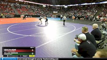 Girls 165 lbs Champ. Round 1 - Killian Kiernan, Muskego Girls vs Gracyn Heine, Fort Atkinson Girls