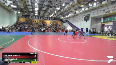 144 Boys Quarterfinal - Devon Wells, Granite Hills vs Valente Huerta, Imperial