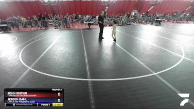 53 lbs Round 3 - John Reimer, Team Nazar Training Center vs Jebsen Bahl, Lancaster Wrestling Club