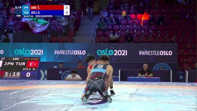 57 kg 1/4 Final - Toshiya Abe, Japan vs Suleyman Atli, Turkey