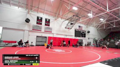 141 lbs 3rd Place Match - Ahmaad Lewis, Sacramento City College vs Kimo Servino, Cerritos College