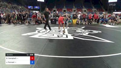 126 lbs Quarters - Dillon Campbell, Ohio vs Jax Forrest, Pennsylvania